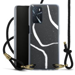 Carry Case Transparent Leather black/gold