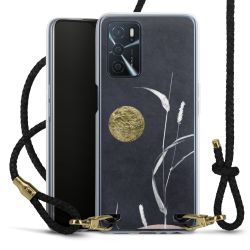 Carry Case Transparent Leather black/gold