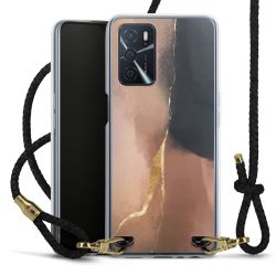 Carry Case Transparent Leather black/gold