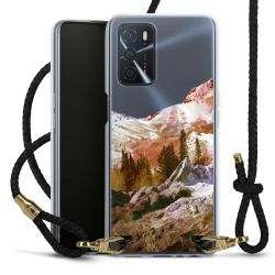 Carry Case Transparent Leather black/gold