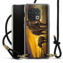 Carry Case Transparent Leather black/gold