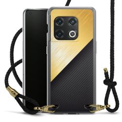 Carry Case Transparent Leather black/gold