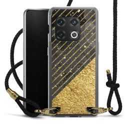 Carry Case Transparent Leather black/gold