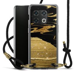 Carry Case Transparent Leather black/gold