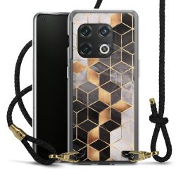 Carry Case Transparent Leather black/gold