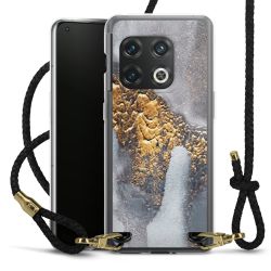 Carry Case Transparent Leather black/gold