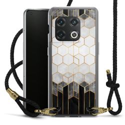 Carry Case Transparent Leather black/gold