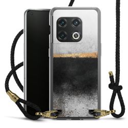 Carry Case Transparent Leather black/gold