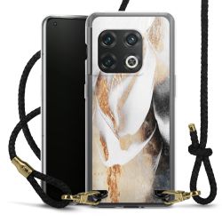 Carry Case Transparent Leather black/gold