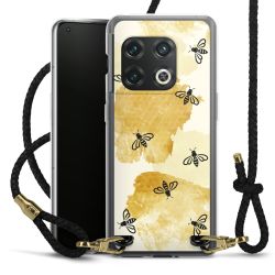 Carry Case Transparent Leather black/gold