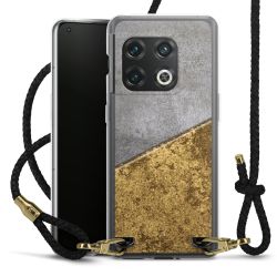 Carry Case Transparent Leather black/gold