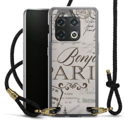 Carry Case Transparent Leather black/gold