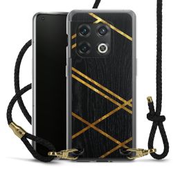 Carry Case Transparent Leather black/gold