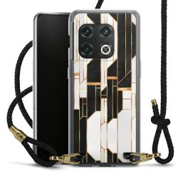 Carry Case Transparent Leather black/gold