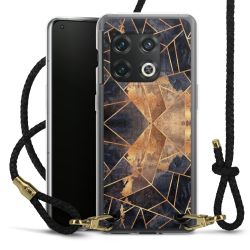 Carry Case Transparent Leather black/gold