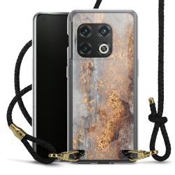 Carry Case Transparent Leather black/gold