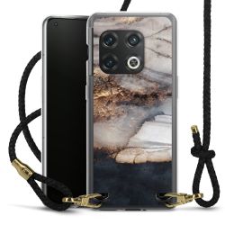 Carry Case Transparent Leather black/gold