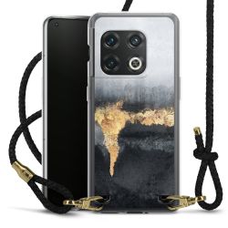 Carry Case Transparent Leather black/gold