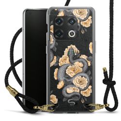 Carry Case Transparent Leather black/gold