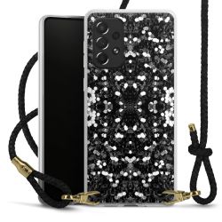 Carry Case Transparent Leather black/gold