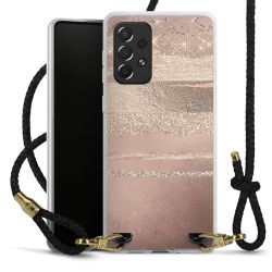 Carry Case Transparent Leather black/gold