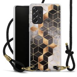 Carry Case Transparent Leather black/gold