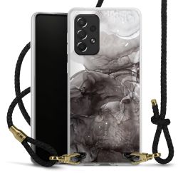 Carry Case Transparent Leather black/gold