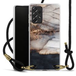 Carry Case Transparent Leather black/gold