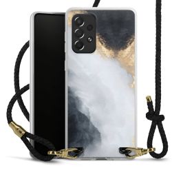 Carry Case Transparent Leather black/gold