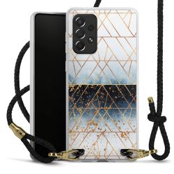 Carry Case Transparent Leather black/gold