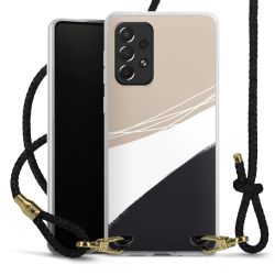 Carry Case Transparent Leather black/gold