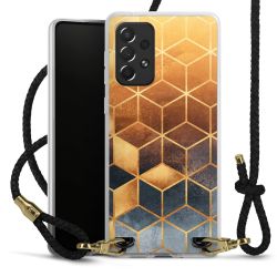 Carry Case Transparent Leather black/gold