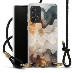 Carry Case Transparent Leather black/gold