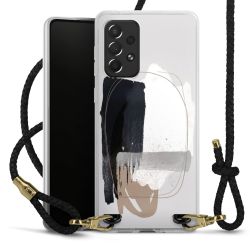 Carry Case Transparent Leather black/gold