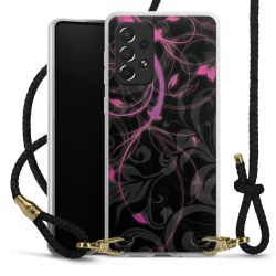 Carry Case Transparent Leather black/gold