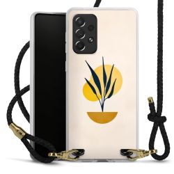 Carry Case Transparent Leather black/gold