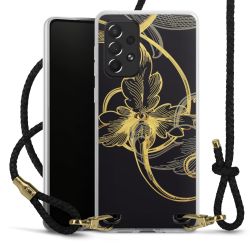 Carry Case Transparent Leather black/gold