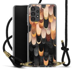 Carry Case Transparent Leather black/gold