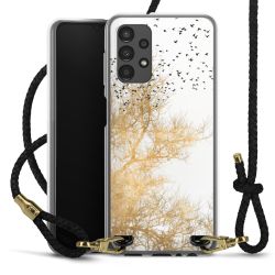 Carry Case Transparent Leather black/gold