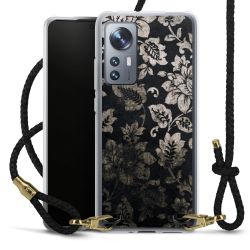 Carry Case Transparent Leather black/gold