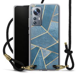 Carry Case Transparent Leather black/gold