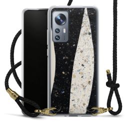 Carry Case Transparent Leather black/gold