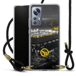 Carry Case Transparent Leather black/gold