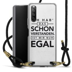 Carry Case Transparent Leder schwarz/gold