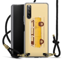 Carry Case Transparent Leather black/gold