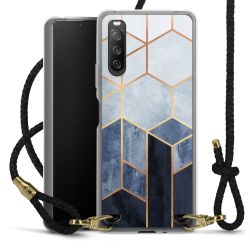 Carry Case Transparent Leather black/gold