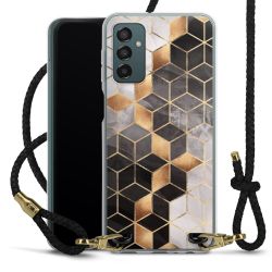 Carry Case Transparent Leather black/gold