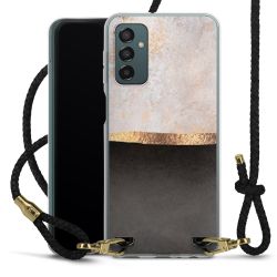 Carry Case Transparent Leather black/gold