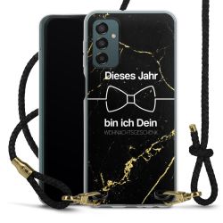 Carry Case Transparent Leder schwarz/gold