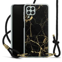 Carry Case Transparent Leather black/gold